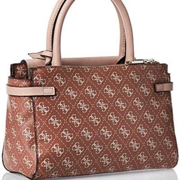 GUESS Esme Small Society Satchel Handbag Crossbody Bag - Picture 8 of 16